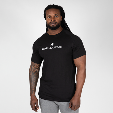 T-shirts Gorilla Wear Davis T-Shirt, Sort - Bodyman.dk