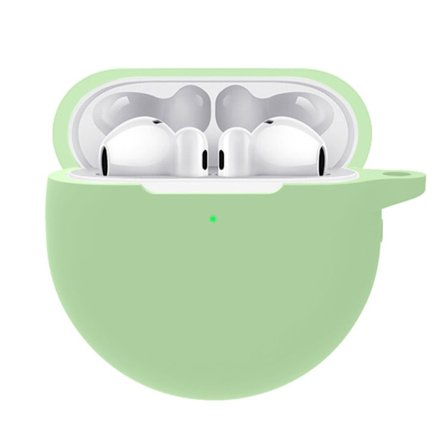 Huawei FreeBuds 4E / 4 silikonfodral med krok - Matcha Grön