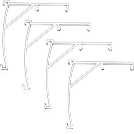 Vertikala persiennskyddslister Vertikal gardin båge avböjare