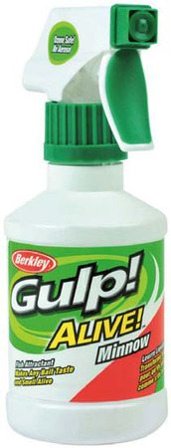 GULP! ALIVE SPRAY 8oz MINNOW Betesfisk