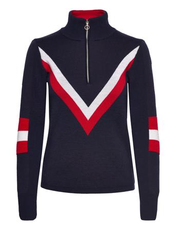 Hafjell Zipup Women Pullover Navy We Norwegians