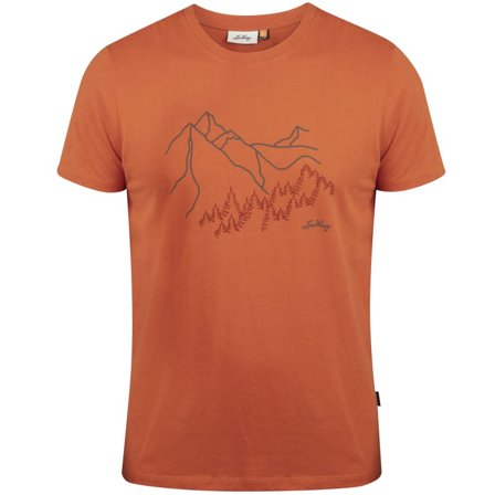 Lundhags Men's Mountain Tee Men short-sleeved sweaters Orange XXL