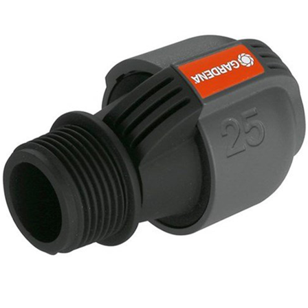 Gardena 2763-20 Kobling 25 mm x 1", utv. gjenge, Vanning