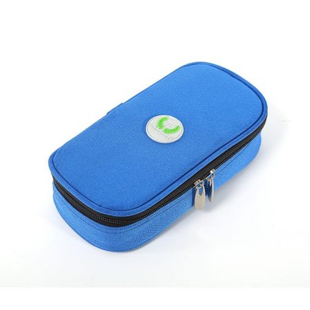 Insulin Cooler Reiseveske - Medisinsk Diabetes Isolerte Organizer Bærbar Insulinpennveske for Glukosemåler og Dia