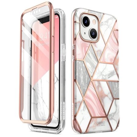 Supcase Cosmo iPhone 14 Plus-fodral - Rosa marmor