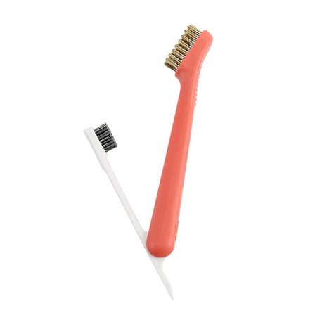 Rostfria borste spis rengöringsborste kopparplätering Abs snabb torkande spis borste kök tillbehör_h(Orange)