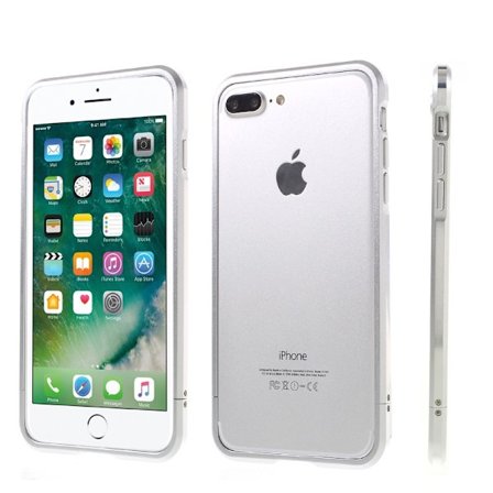Aluminium Bumper till iPhone 7 Plus - Silver
