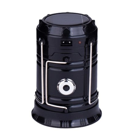 Multifunktionell utomhuscampinglampa Uppladdningsbar bärbar sol