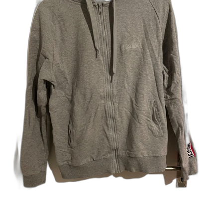 Grå hoodie från Moschino