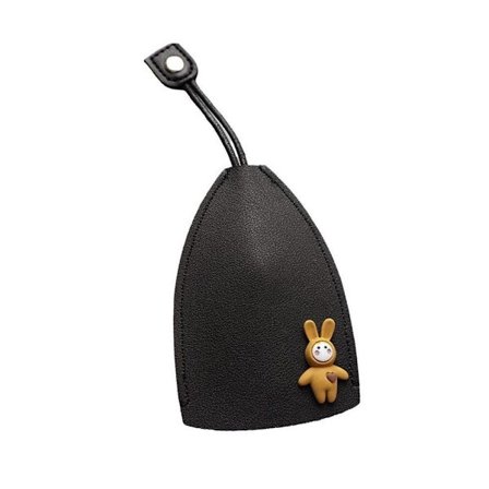 Pull Out Car Key Case Pull Out Key Sleeve SVART KANIN SVART