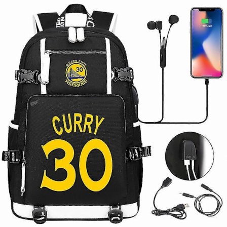 Golden State Warriors Stephen Curry Nr 30 USB Skolväska
