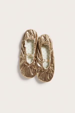 Ballerinaskor | Guld | Barn | Kappahl