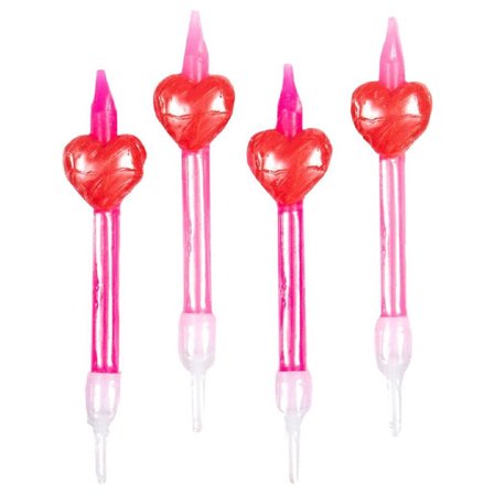 Kagelys hjerter 4-pak