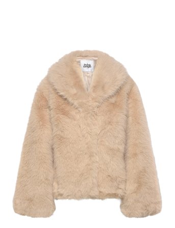 Joline Faux Fur Jacket Cream Twist & Tango