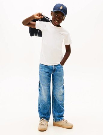 Tommy Hilfiger Mini Corp T-Shirt - White - 128