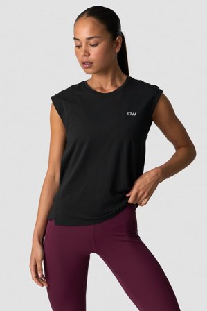 Stride Tank Top Wmn Black