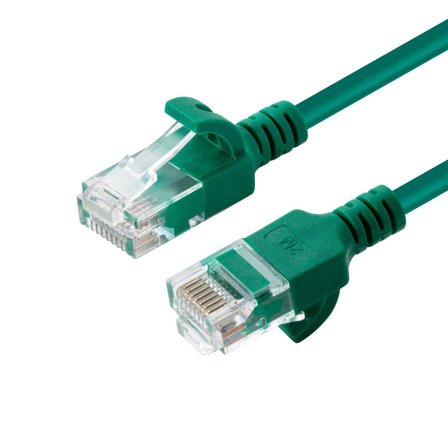 MicroConnect nettverkskabel - 25 cm - grønn