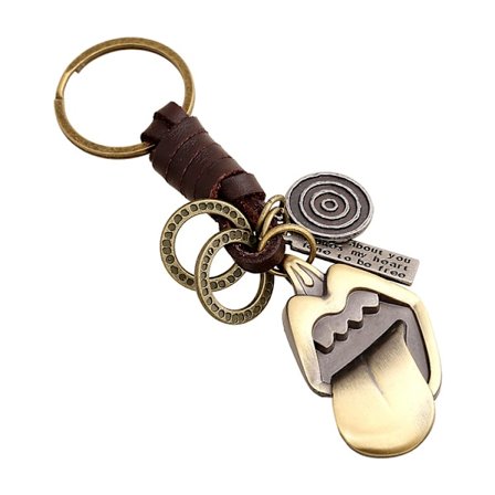 Nice Keyring in SteamPunk-style - rolling stones