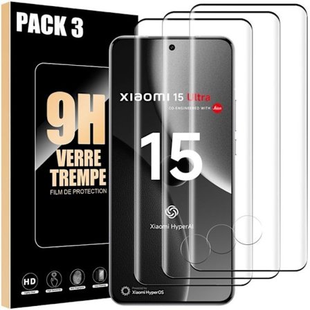 Skyddande film - Xiaomi - 15 Ultra - Härdat glas 9H - Stötsäker - Repfria