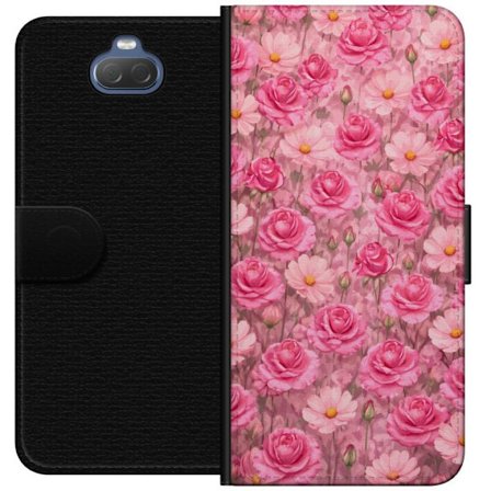 Kompatibelt Lommeboketui til Sony Xperia 10 Petal Reverie Blush Rose