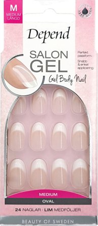 Depend Salon Gel Oval, Makeup, Kunstige Negle Og Tilbehør, Kunstige Negle
