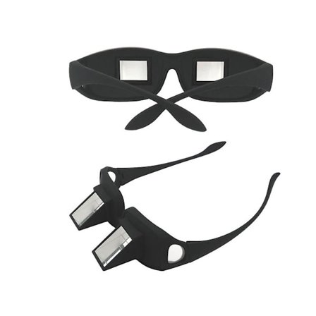 Lazy-lasit, jotka ovat yhteensopivia lukemisen, television katselun ja makuulla olemisen kanssa, 90 asteen lasit peili