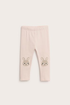 Kappahl | Leggings med applikation Rosa 68 | Rosa