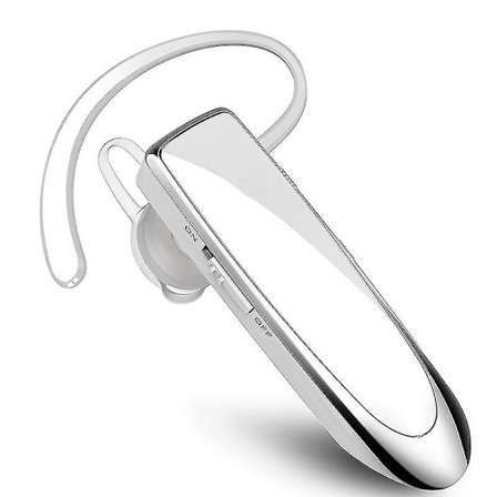 Bluetooth-kuuloke V5.0 Handsfree Bluetooth-korvanappi 24h puheaika Valkoinen