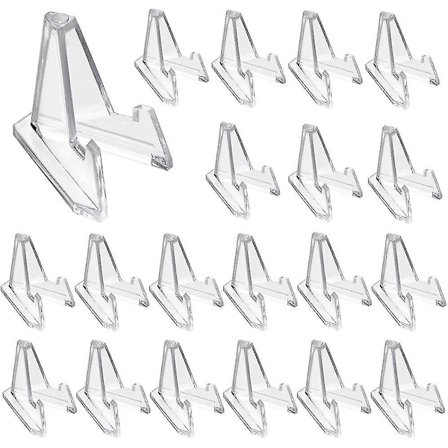 Akryl Stativ Transparent Mynt Display Stativ Dekorativ Maleri Stativ 20 Stykker