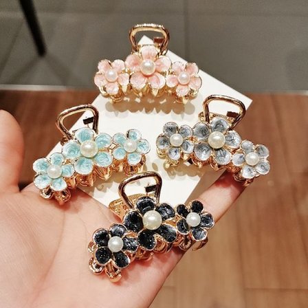 Retro Blomster Hårklemmer - Dame Spænder Hårklemmer Dame Hår Tilbehør