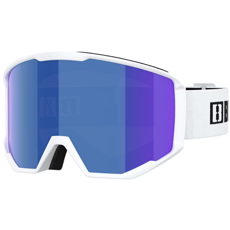 Bliz Spark Matte White / Smoke & Blue