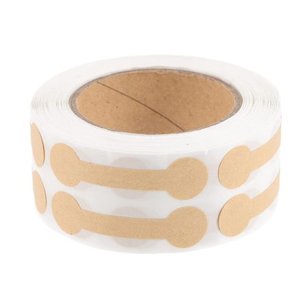 500 stk/parti smykker prismærker Selvklæbende rund vægtstang