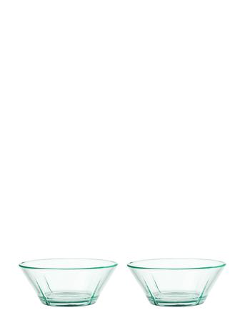 Gc Glasskål Ø15 Cm 2 St. Home Tableware Bowls Serving Bowls Grön Rosendahl