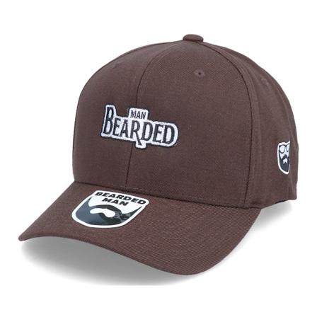 Bearded Man - Hnědý adjustable Kšiltovka - Fab Beardedmania Brown 110 Adjustable @ Hatstore