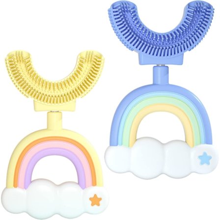 stk barnetannbørste U-formet for alder 2-7 år, barnetannbørste【YD】