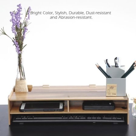 HURRISE Upphöjd hylla för skärm Höj hylla Hållare Stativ för skärm