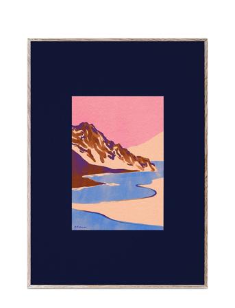 Blue Landscape - 50X70 Patterned Paper Collective