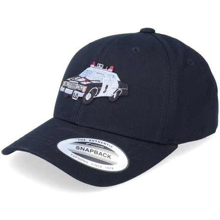 Kiddo Cap - Svart adjustable Keps - Kids Old Police Car Black Adjustable @ Hatstore