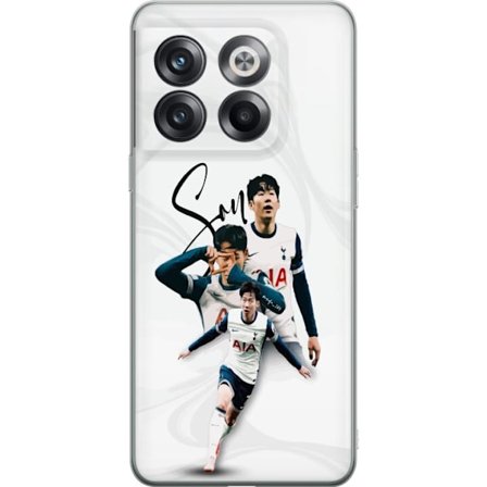 OnePlus 10T Gennemsigtig cover Son Heung Min Tottenham Sydkorea vinder af Europa League fodboldangriber hurtig teknik stærk offensiv og international