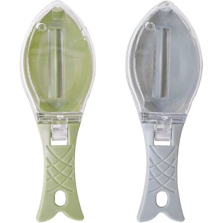 Fiskeskjellrenser - Fiskeskjellskrapefjerner Plast Fiskeskjell Hudrenser Håndtak Hud