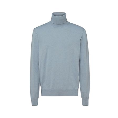 Maison Margiela, Turtlenecks Blauw, Heren, Maat:L