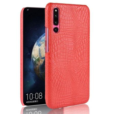 Huawei P30 - Krokodil Mönster Skal - Röd Red Röd