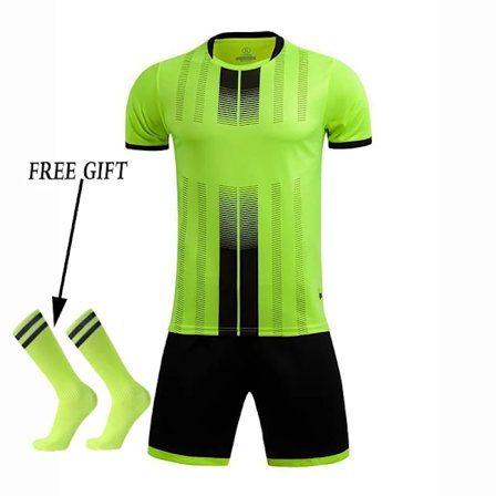 Fodboldtrøje træningsdragt til børn Fodbold Sportstøj Piger Drenge Spillebold Sportstøj Sæt Vest Fodbolddragt til børn Grøn A Ikke Brugerdefineret