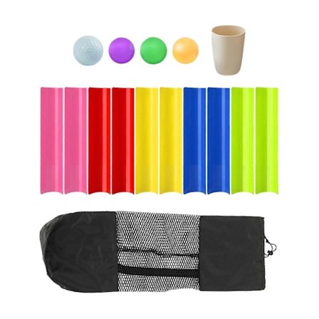 Pipeline Team Building Utmaningsspel med Förvaringsväska Bygg Team Bärbar Golf