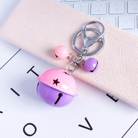 Klocka 40 mm mauve rosa + Klocka 14 mm mauve rosa Nyckelring metallklocka