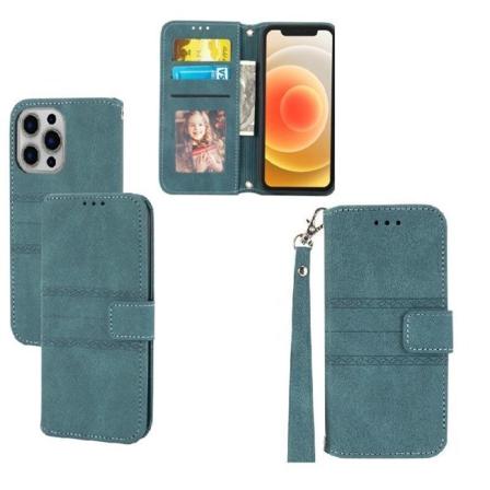 Iphone 13 Pro Max Plånboksfodral - Grön Darkgreen