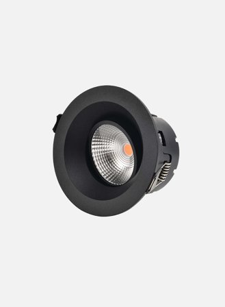 Downlight Antidark deep tilt 2700K IP44 - sort