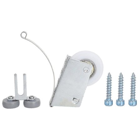 4 sæt møbelrullehjul, glidehjul til garderobe, skydedørsskive