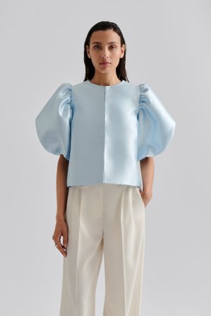 Malina - Cleo blouse - L - Ice Blue