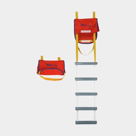 Échelle de sauvetage bateau Trem M.O.B Ladder, 5 marches, nylon enduit de PVC, jaune